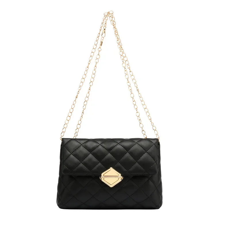 

Bag Ladies Bags2023 Korean Version of Rhombic Chain Bag Ladies Shoulder CrossbodyBag