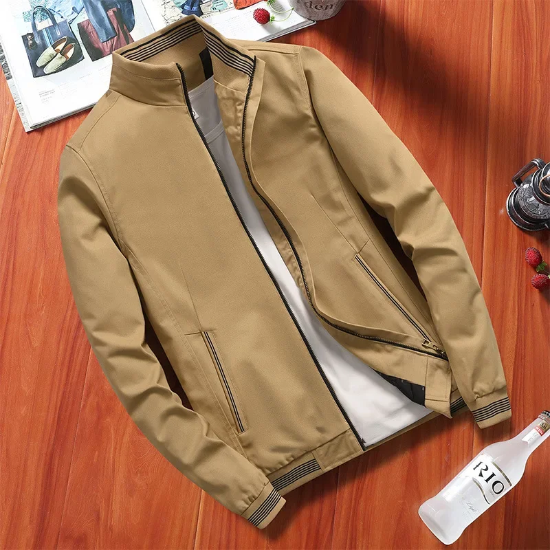 

Осенне-зимние куртки, мужские куртки для среднего и молодежного возраста, повседневные мужские куртки и куртки с воротником-стойкой