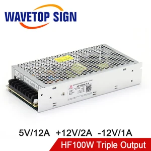 Переключатель питания WaveTopSign, HF100W-T-A DC5V12A + 12V2A -12V1A 15v -15v, используется для фрезерного станка с ЧПУ, гравировального станка