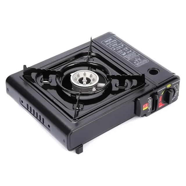 Outdoor Cassette Gas Stove Dual Purpose Portable Gas Barbecue Furnace Picnic Stove Camping Gas cooking utensils 2