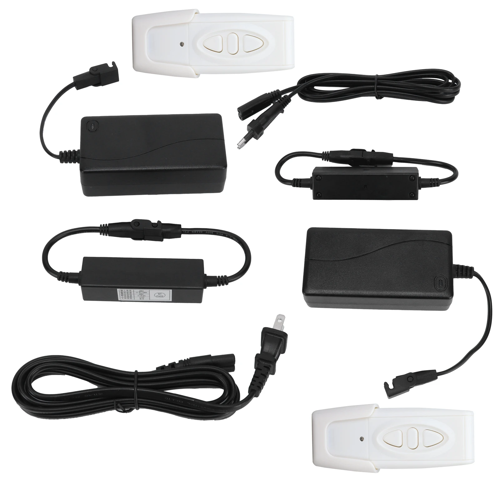 Sofa Hand Controller Wireless Electric Bed Button 433.92 Single Motor Remote Control Electric Sofa Controller 100V‑240V 3