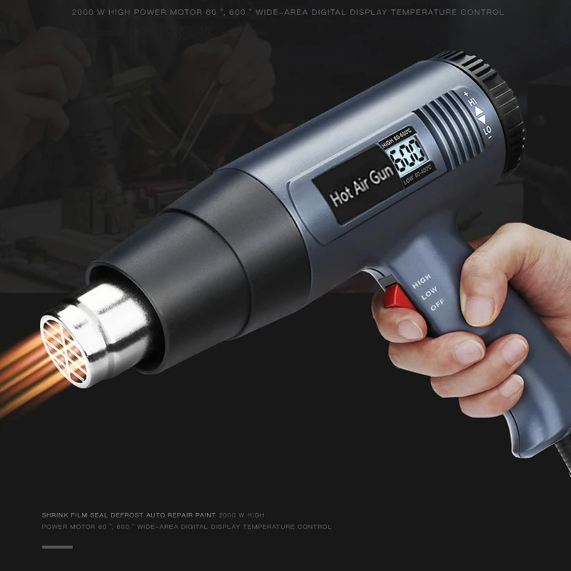 Фен Строительный | Тепловая Пушка | Hot Air Gun Heat Shrink - Heat Gun ...