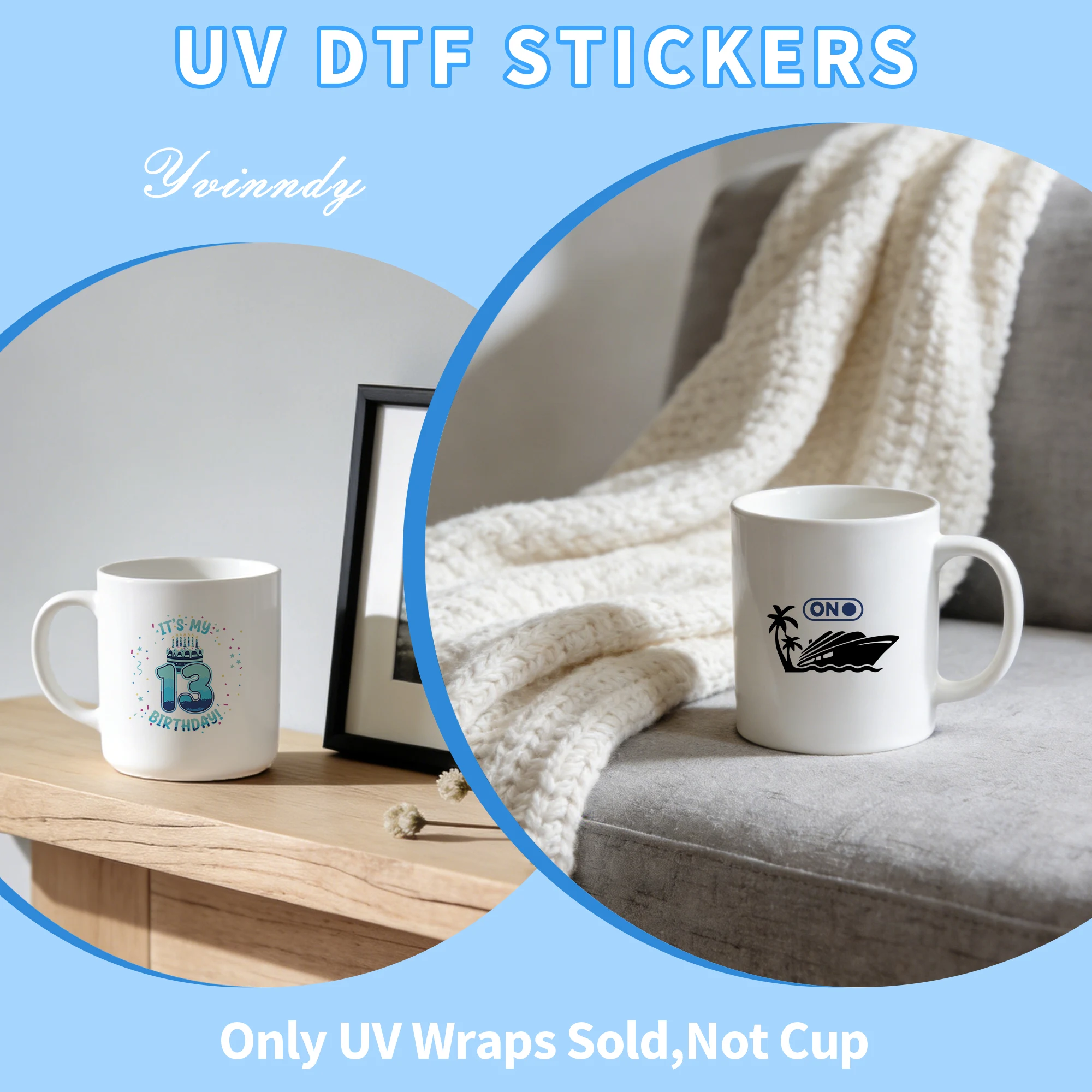 105개/세트 세일링 생일 여행 UV DTF 전사 스티커 DIY 공예 키트 (크리스탈 라벨 포함) 16온스 유리병 포장 스티커
