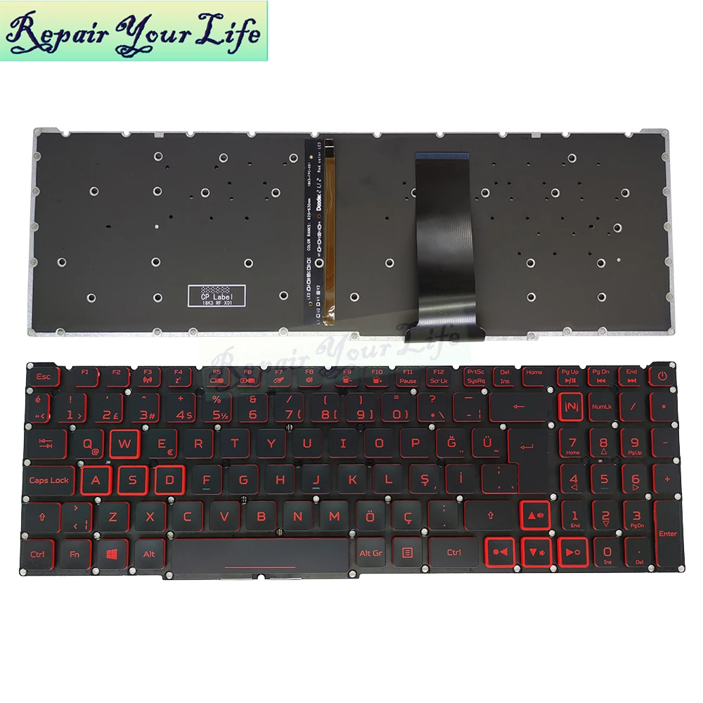 Multilingual Backlit Keyboard