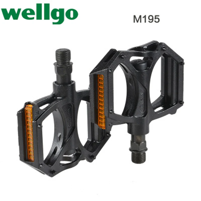 Wellgo MTB BMX Ultraleichte Pedale aus Aluminiumlegierung Mountain Road Bike Doppel-DU-Lager Fahrradpedal Fahrradteile M195 B249 C25 – Detail 11