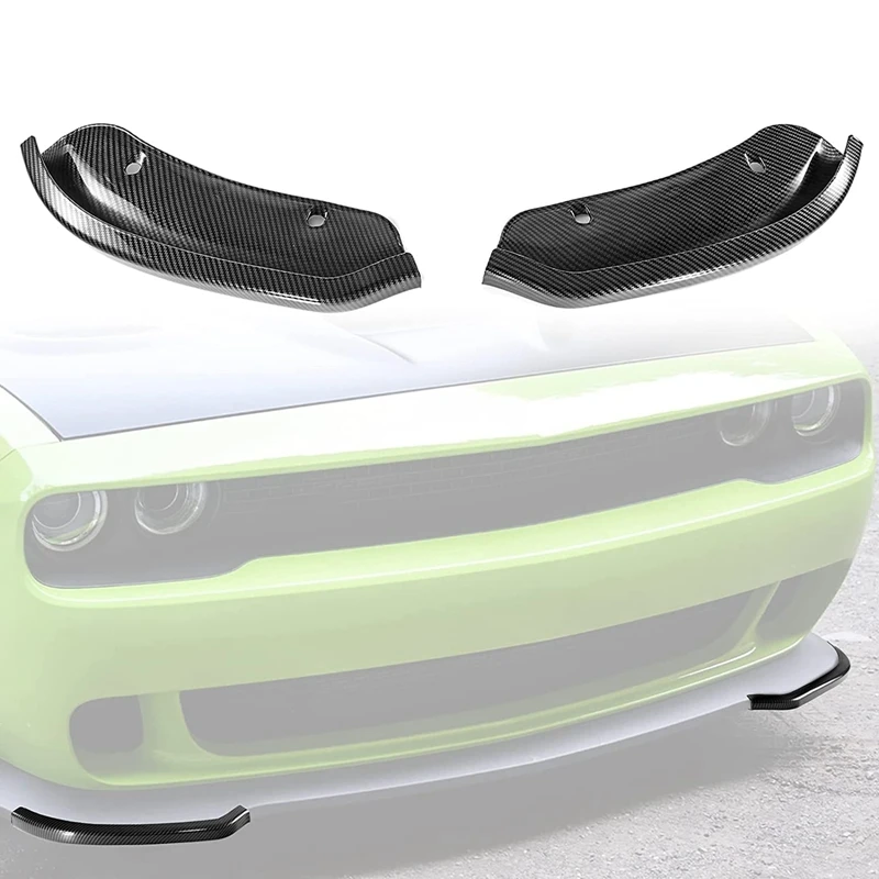 Protezione Splitter Per Paraurti Anteriore, Per Dodge Challenger Srt Hellcat 2015-2021 Protezione Diffusore Spoiler Paraurti