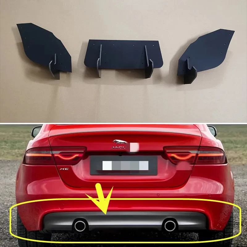 

Рассеиватель заднего бампера для Jaguar XE 25T, 2015-2019 год