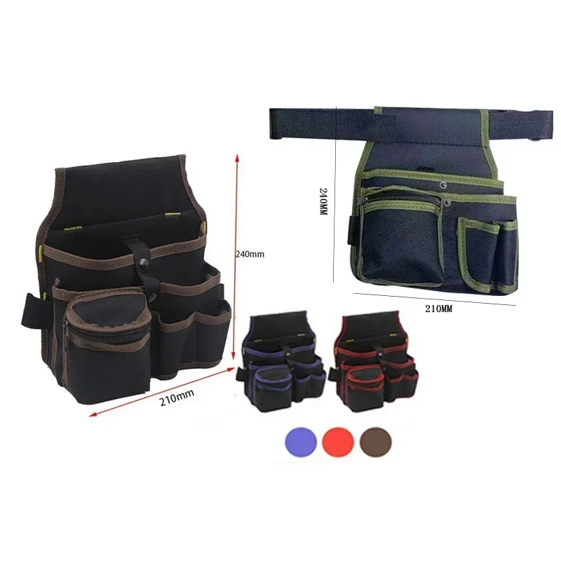 

Bag Tool Electrician Multifunctional Kit Drill Screwdriver Waist Organizer Storage Belt Hardware Wrench Bags Pouch