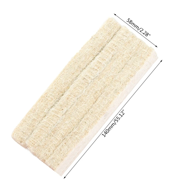 6Pcs Wool Felt Chalkboard Eraser Wood Chalkboard Eraser Dustless Cleaner for Office School Blackboard