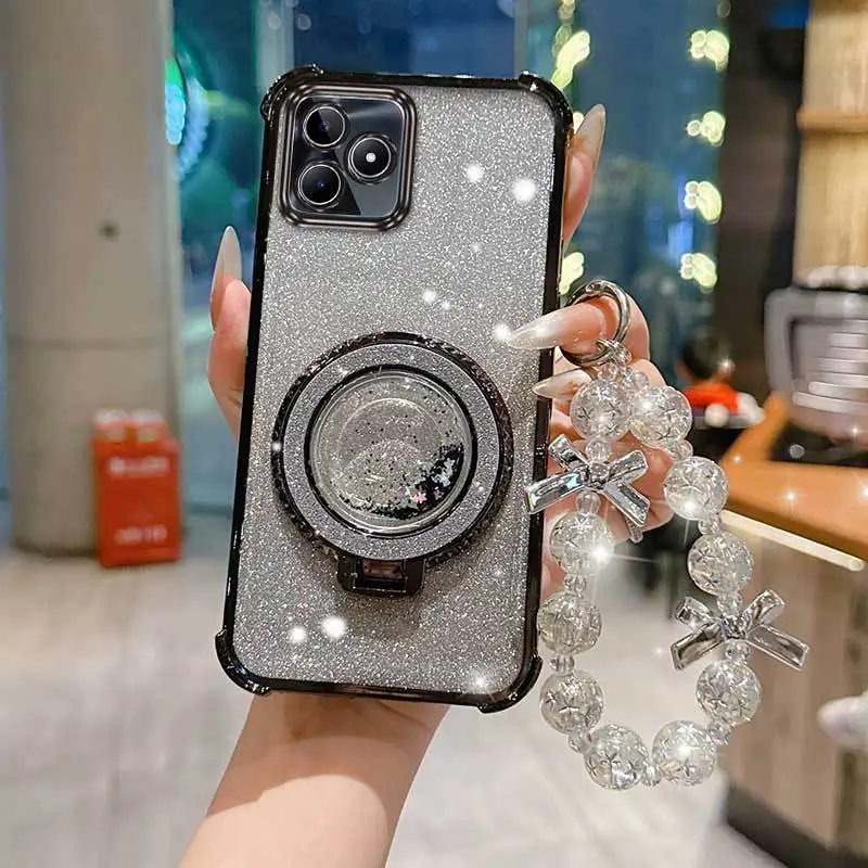 All-in-One Phone Case with Lanyard and Circular Stand