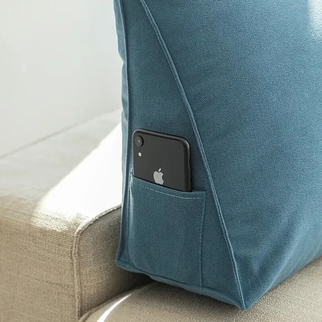 편안함과 지지대의 완벽한 조화: 캔버스 삼각형 베개