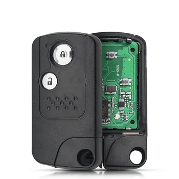 Chiave telecomando per Honda CRV - KEYYOU Per Honda CRV Chiave Dell automobile 2 3 Bottoni Completa di Smart Chiave A
