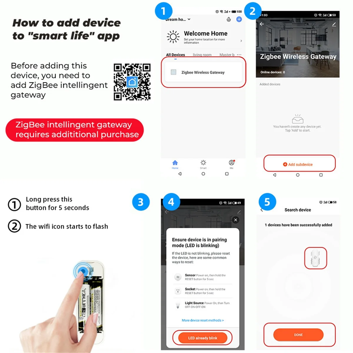 HFIL_Tuya Smart Vibration Sensor ZigBee Tuya Sensor Monitor App Control Security Protection Zigbee Motion Shock Alarm