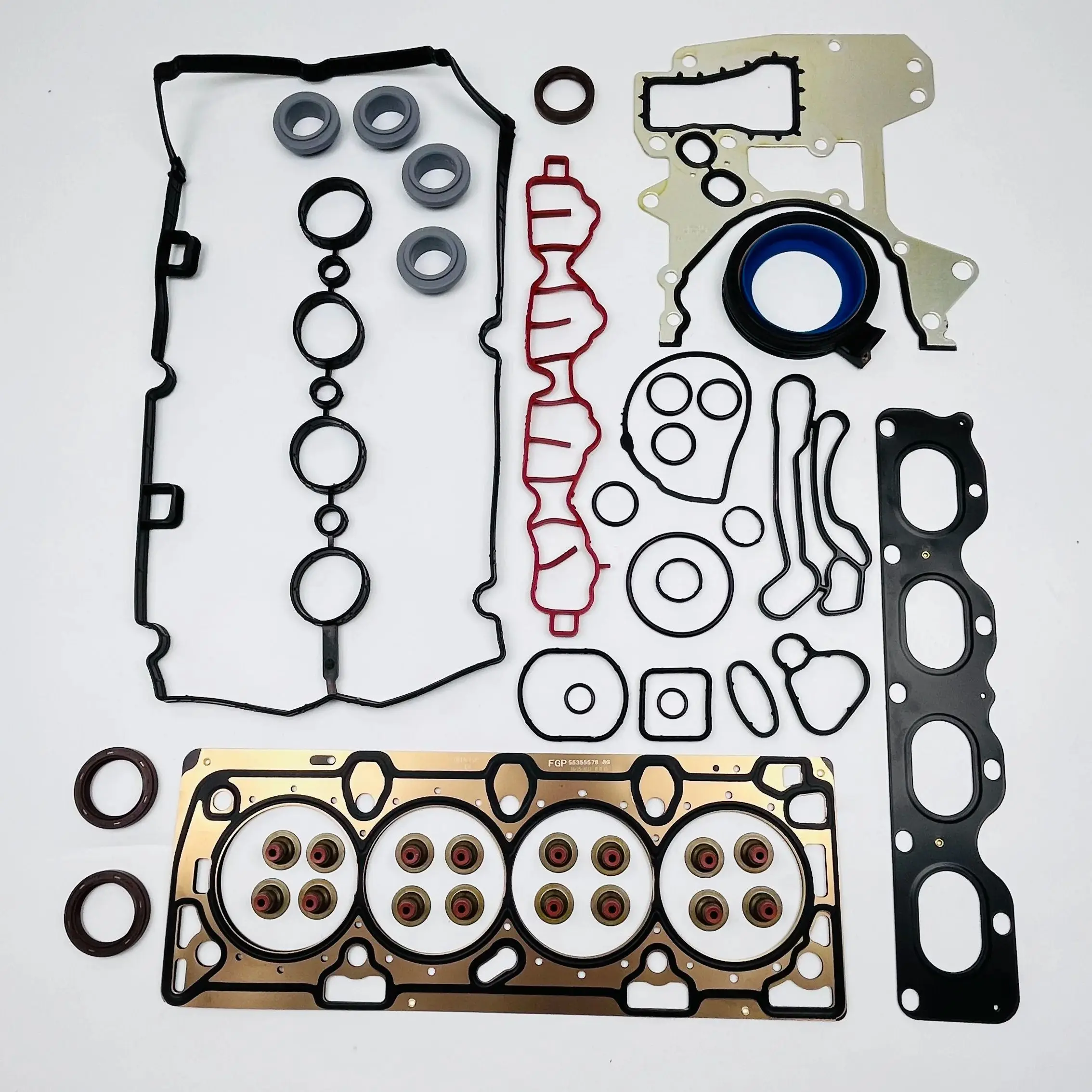 Engine Gasket Set Engine cylinder gasket set OEM# 55568528 for Chevrol Cruze/ AVeo Opel Astra Corsa Insignia car 1.6 1.8 3 layers of stainless