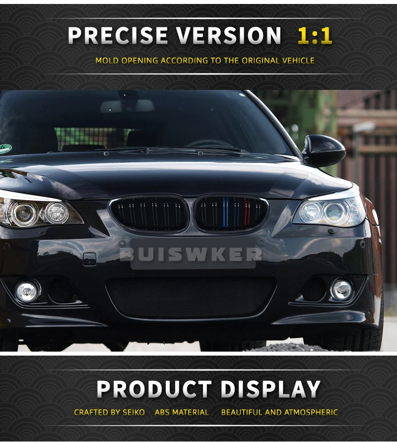 BMW E60 E61 Kidney Grille Racing Grill Pair