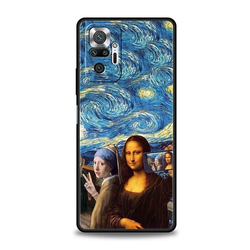 Artistic David & Mona Lisa Phone Case - Aesthetic Design Cover