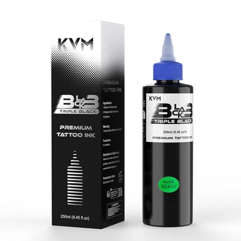 1 pz 8 oz inchiostro per tatuaggio nero pigmento professionale body art inchiostro per tatuaggio trucco permanente vernici di bellezza per accessori per tatuaggi corpo