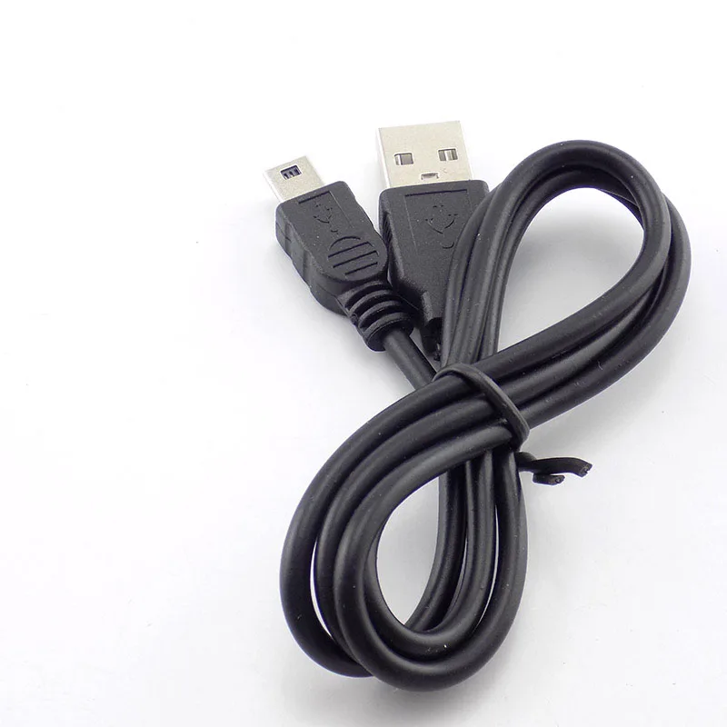 USB2.0 Type A Male To Mini 5-Pin Type B Data Charge Connector Cable 480Mbp Sync Power Charging Extension Cable Splitter Resolver usb charging cable usb extension cable connector extension cable usb cable adapter conversion cable adapter