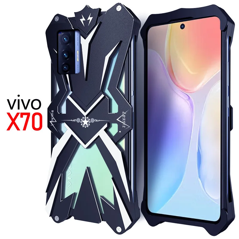 For Vivo X70 Pro Plus Zimon Luxury Thor Heavy Duty Armor Metal Aluminum Mobile Phone Case For Vivo X70 Pro Plus Cover Cases