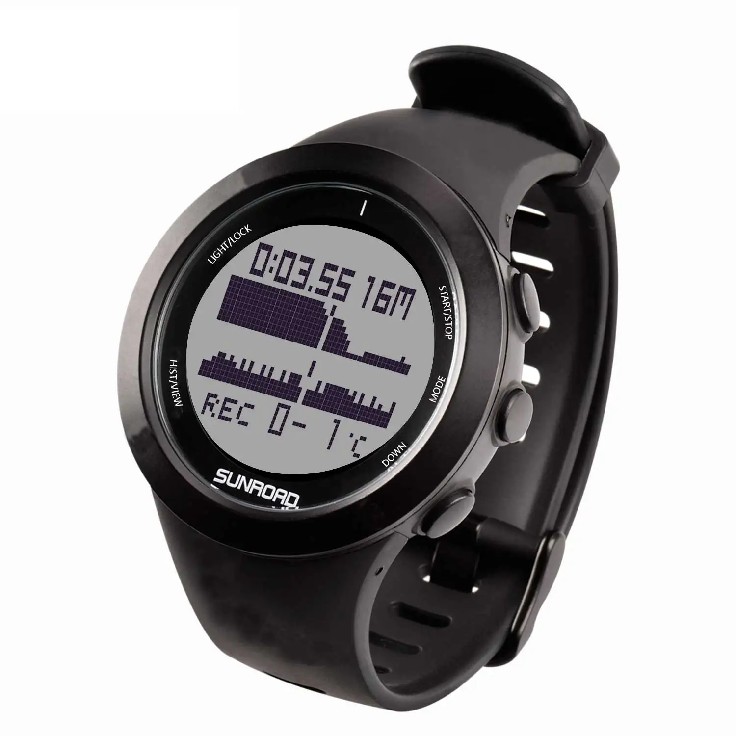 

New Scuba Diving Swim Digital Wrist Watch 100M Waterpoof With Pedometer Altimeter Barometer Compass Free Snorkeling