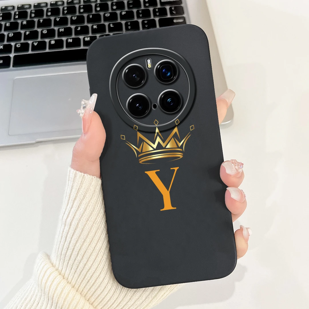 Cute Crown Letters Soft TPU Case