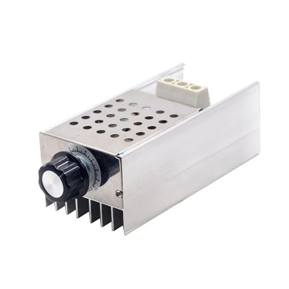 Ac 220V 6000W Volt Regolatore Regolatore Di Velocità Regolatore Di Tensione Scr Ad Alta Potenza Dimmer Termostato Di Velocità Regolatore Di Controllo 