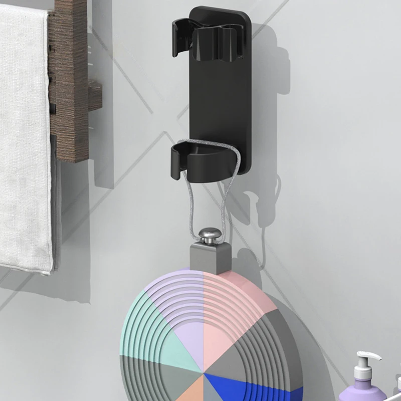 Houseeker Hair Curler Straighteners Holder Wall Mounted Curling Bracket Bathroom Hair Dryer Organizer Storage Rack