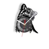 Yorkie Portrait Artist Dog Pet Shop Wall Art Wall Clock Puppy Ricky Yorkie Vinyl Record Clock Yorkshire Terrier Dog Breeds Gift 1