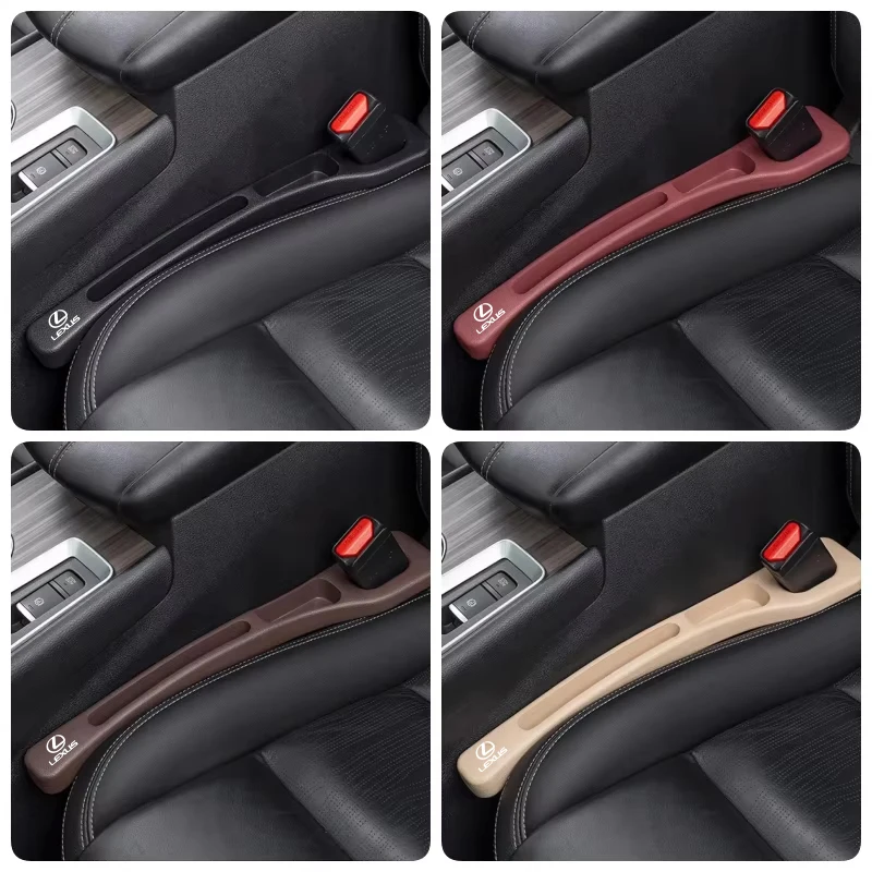 2Pcs Car Seat Gap Plug Side Seam Filler Strip Accessories For Lexus F SPORT ES RX NX LS UX LM LX GX LC RZ IS CT GS RC HS SC TX L