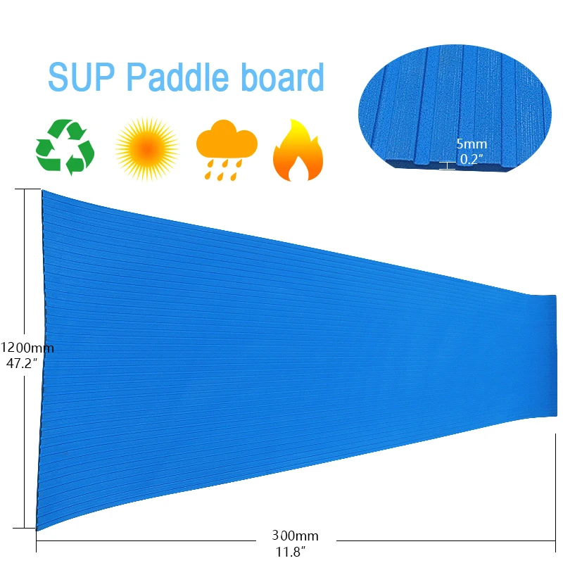 Eva Surfboard Traction Pads Surf Board Grips Diy Water Scooter