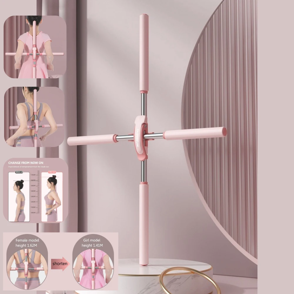 Yoga Hunchback Posture Corrector Stick Posture Corrector Stand Regolabile Body Fitness Gym Home Sports Training Per Ragazze Adulti