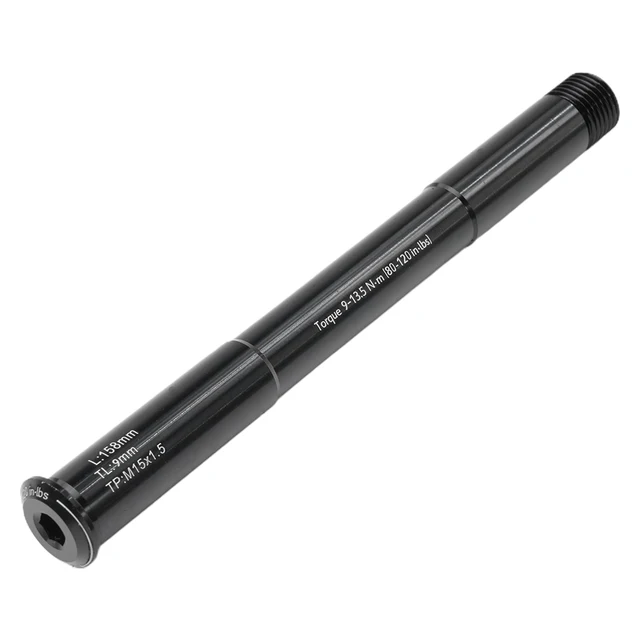 スルーアクスル付きフロントハブ,ロードバイクシャフト,15mm x 110mm