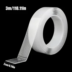 Ultra - Strong Double - Sided Nano Adhesive Tape - Clear, Removable, Waterproof, Heavy - Duty, Extra Sticky Strip, 1 - 5m (3m)