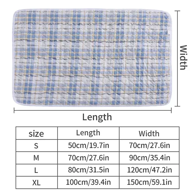 Dog Pee Pad Reusable Diaper Mat Washable Puppy Training Urine Absorbent Environment Protect Mattress Cat Bed Car Seat Cover 6