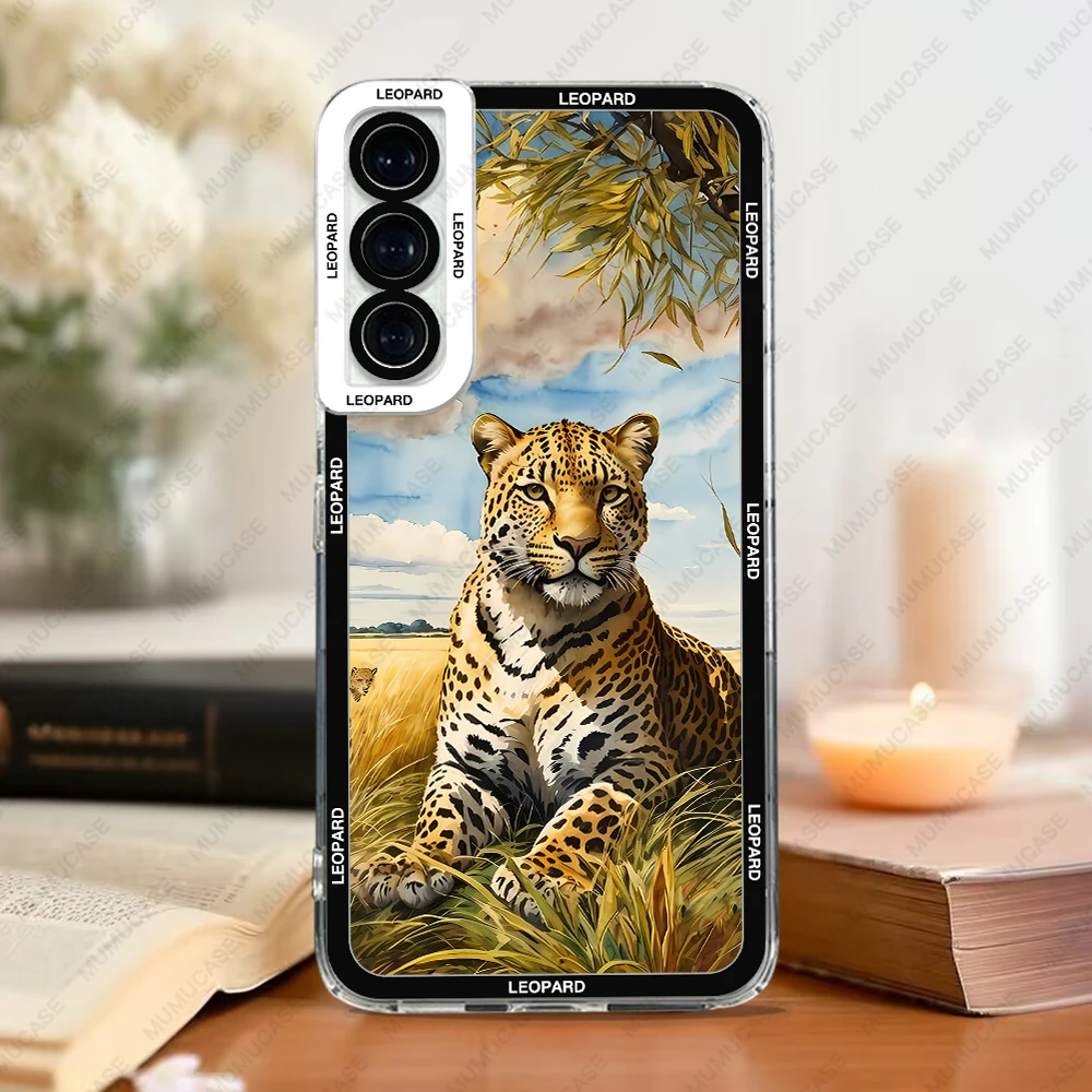 Leopard Soft Phone Case - Sleek and Stylish Protective Cover