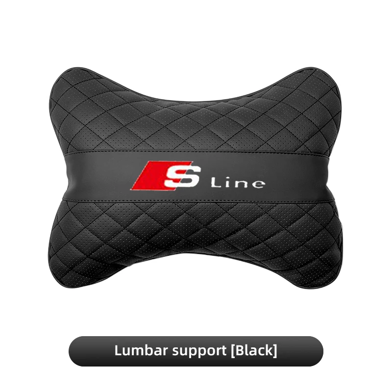 thumbnail image 1 of Almohadas para el cuello del coche, cojín para reposacabezas del coche, accesorios de asiento para Audi Quattro A3 A4 A6 A5 Q5 A1 Q7 Q3 Q2 Q8 A7 A8 TT S1 SQ5, 1 of 5