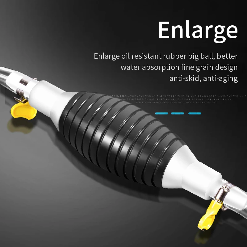 Universal Hand Gas Oil Pump Car Fuel Pump Manual Suction Pipe Gasoline Syphon Auto Engines Fuel Supply System Accessories