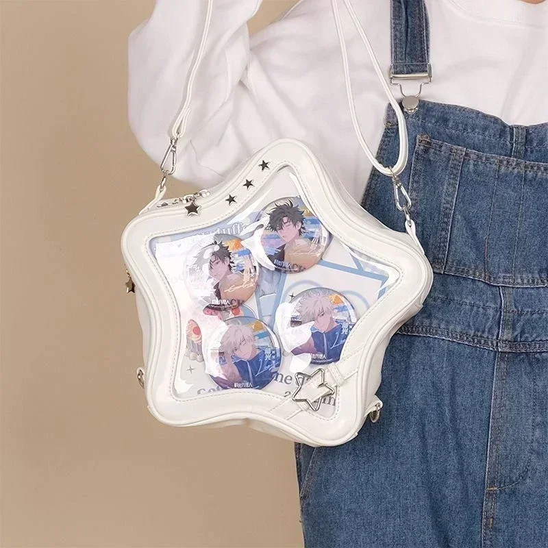 New Ita Bag Backpacks 2025 Popular Transparent School Bag for Women Sweet Chic Star Crossbody Bag Display Autumn Bolsa Сумка 3