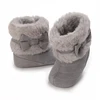 Baby Girl Cute Bow Comfortable Boots 1-18 Months Soft Bottom Velvet Indoor Walking Boots Autumn/Winter 2