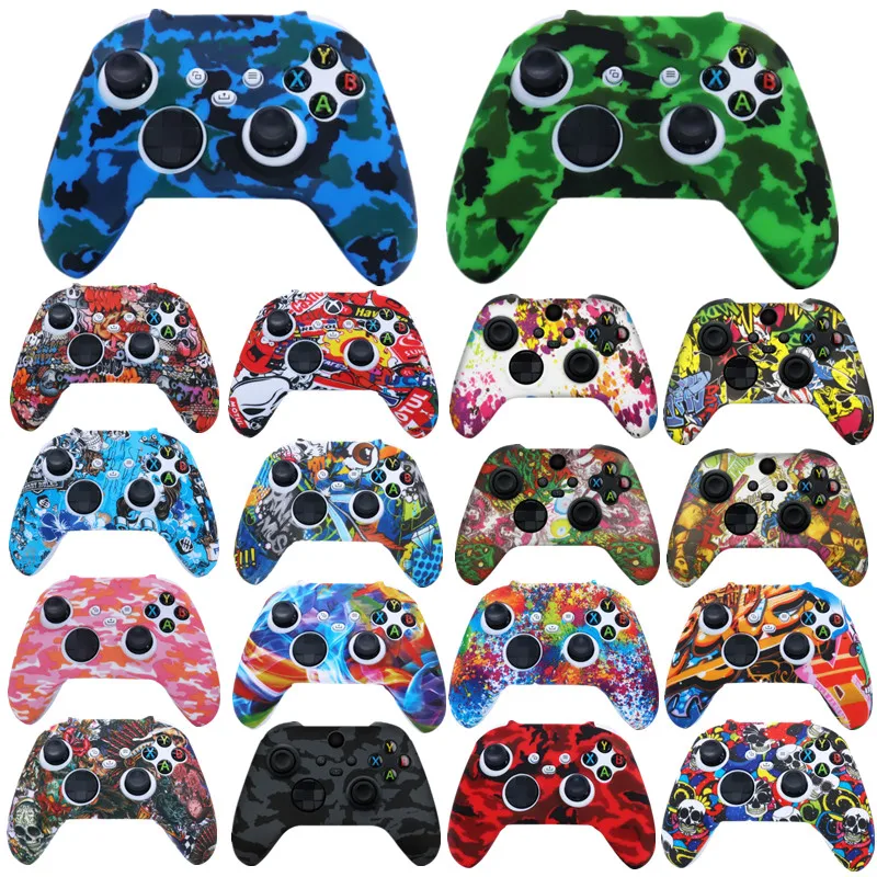 게임 패드 케이스 부드러운 실리콘 커버 Xbox 시리즈 X/S 컨트롤러 조이스틱..