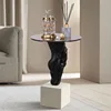 Creative Home Furnishing Hotel Living Room Floor Decorations Drinking Water Horse Head Statue Storage Small Table Ornament 1