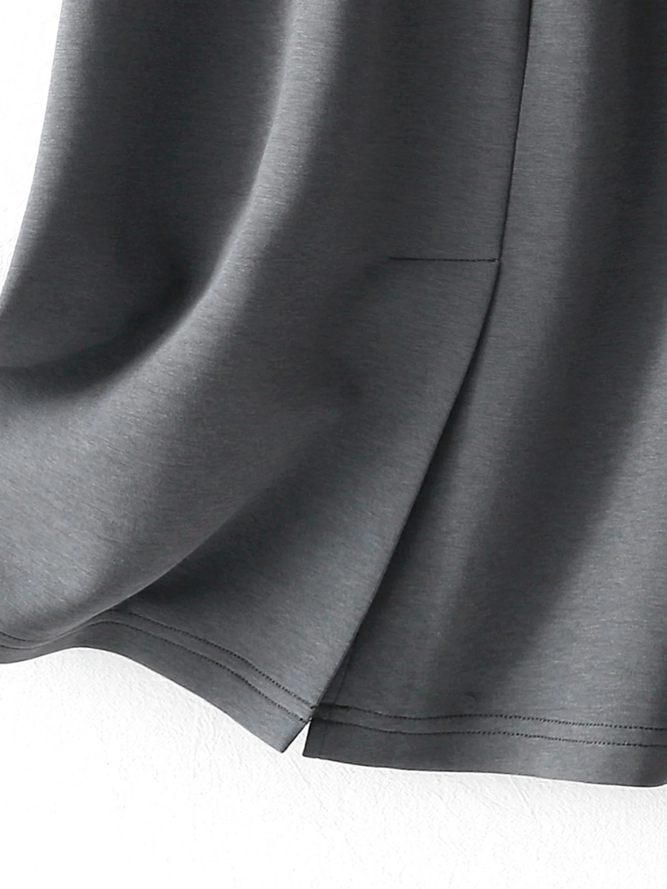 2024 Summer New Women's Half-body Skirt Back Split Design Simple Half-body Skirt Soft And Comfortable Casual Half-body Skirt