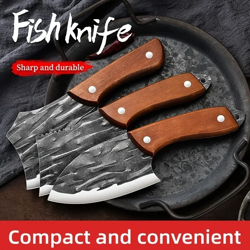 Forged Butcher Knife Kitchen Fish Cleaver Knife Sharp Boning Knife Stainless Steel Chef's Knife Household Kitchen Accessories