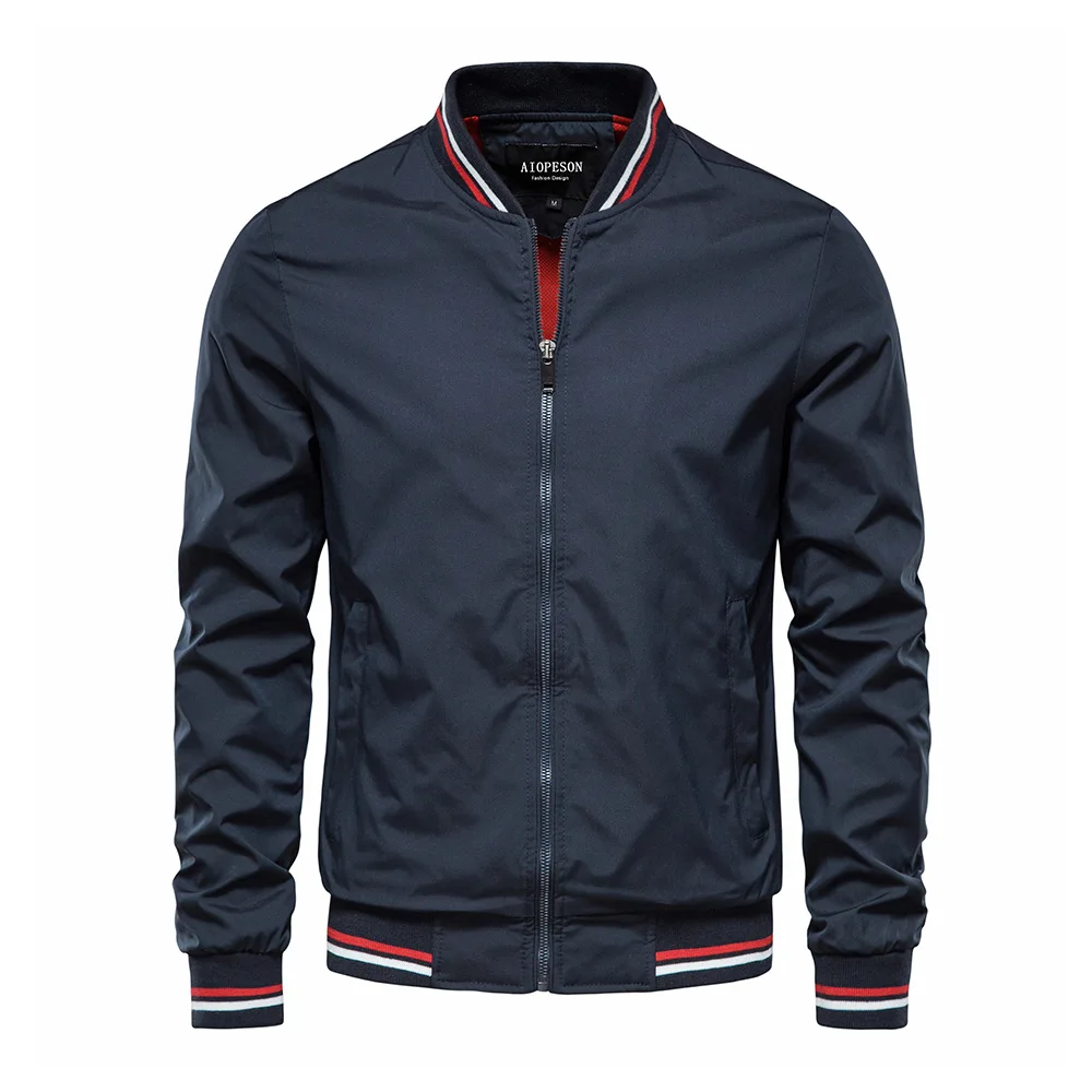Autunno Inverno Uomo Giacca a vento Biker Bomber Giubbotti per uomo Giacca da campeggio Cappotto Giacca casual Capispalla Abiti maschili 2
