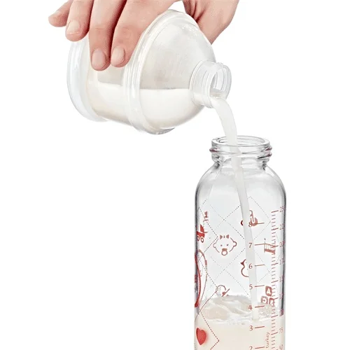 Pink Color Layer Powder Infant Food Container