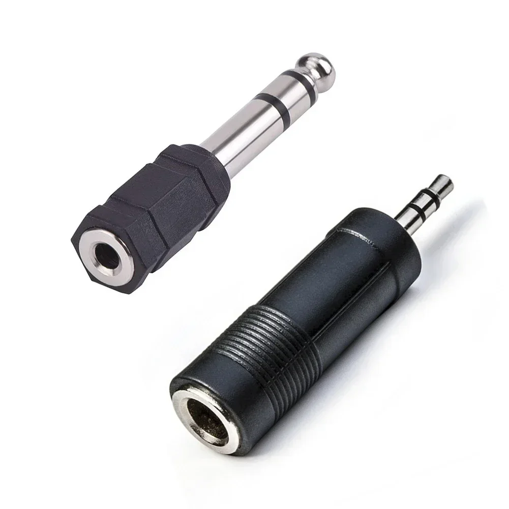 3.5mm Female To 6.35mm Male Stereo Headphone Audio Adaptor Microphone Connector Smartphone Microphone Headphone Speaker Adaptor audio adapter converter
