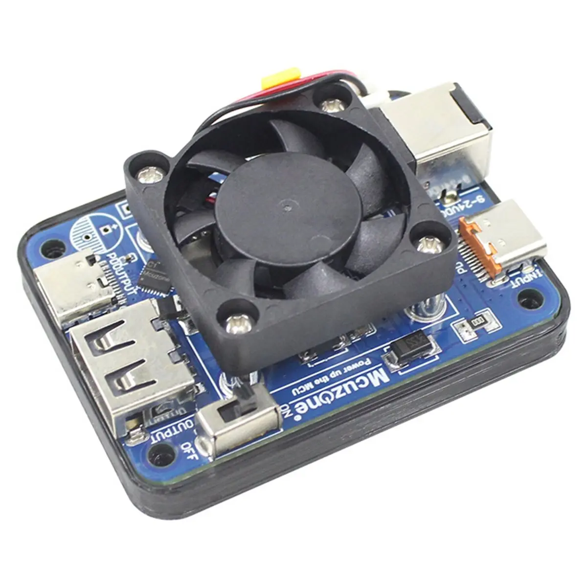 (A23G) 5V5A PD 전원 모듈 라즈베리 파이5용 USB-C 및 USB-A 듀얼 포트 9-15V5V 전원 모듈