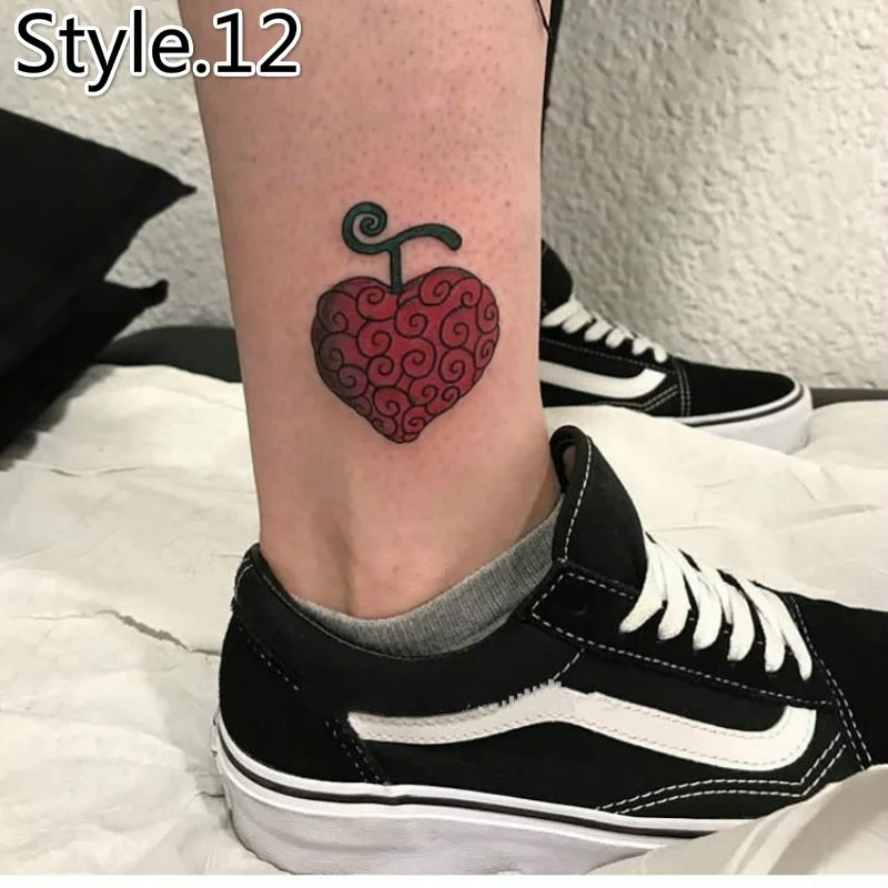 Tattoo Sticker Anime Skull Temporary Tattoos Waterproof Decals Fake Tattoo Sticker Bady Art Arm Hand Cartoon Women Man Kid Sticker
