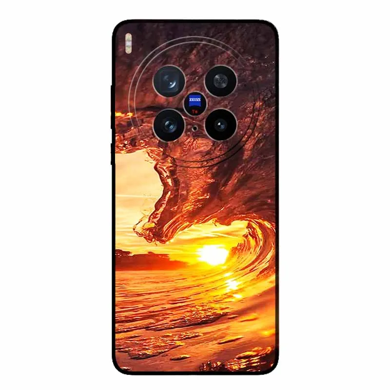 Sleek Black Silicone Protective Phone Case - Stylish Back Cover with Bumper Protection