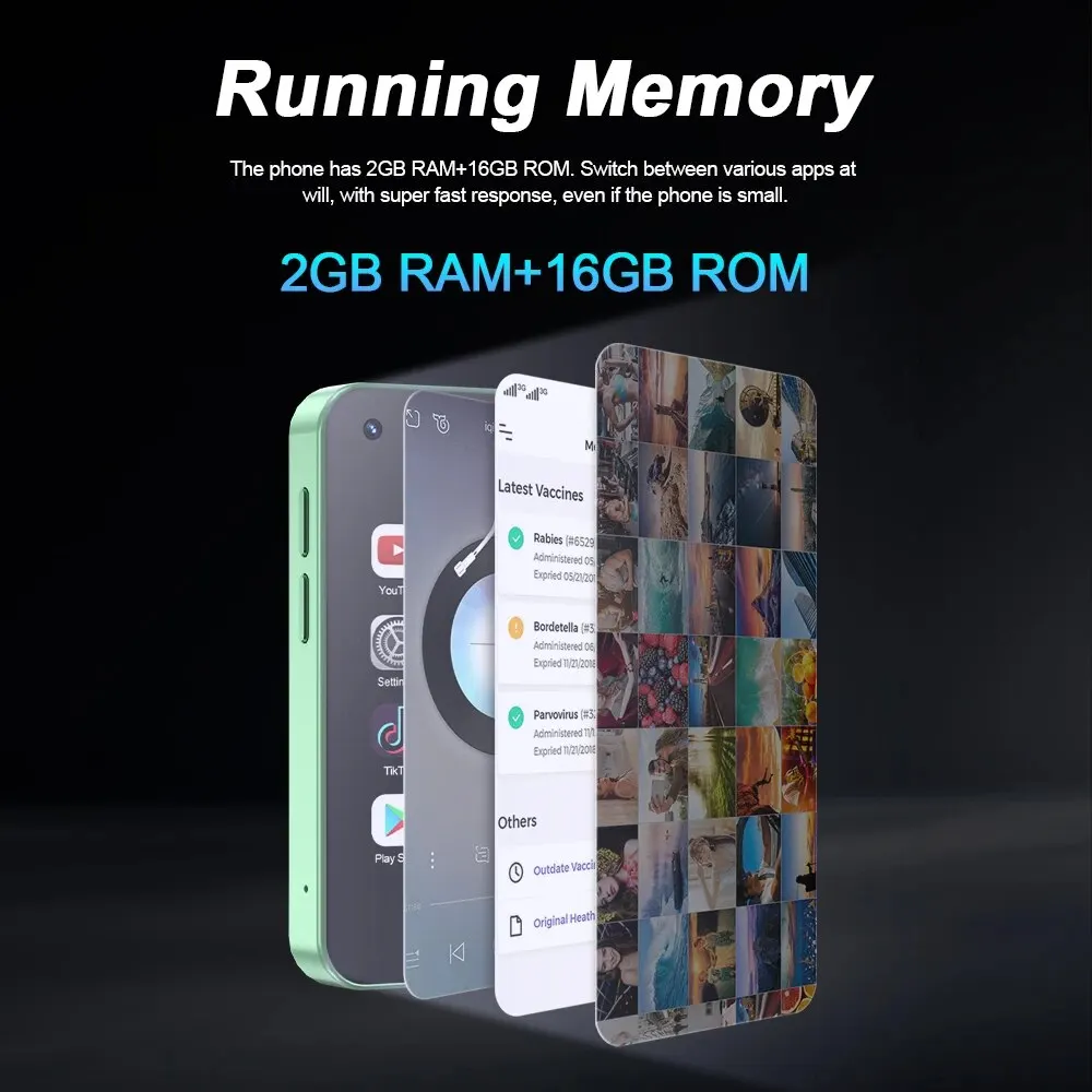 SERVO KING5000 Mini Android Smartphone WCDMA 2.5inch Screen 2GB+16GB Small Smart Mobile Phones Android System GPS Play Store